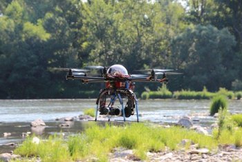 Drones et hydraulique, au service des métiers de l'eau 